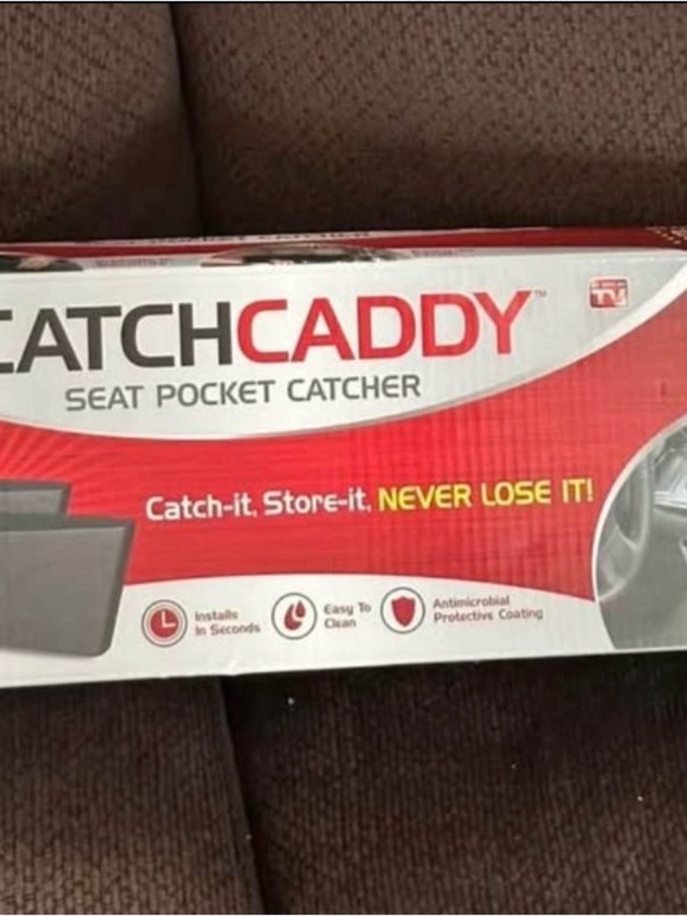 CatchCaddy Seat Pocket Catcher - Red/White